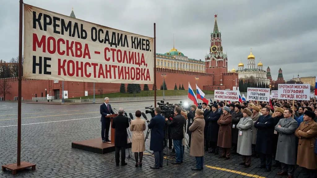 Кремль осадил Киев. Москва - столица, не Константиновка